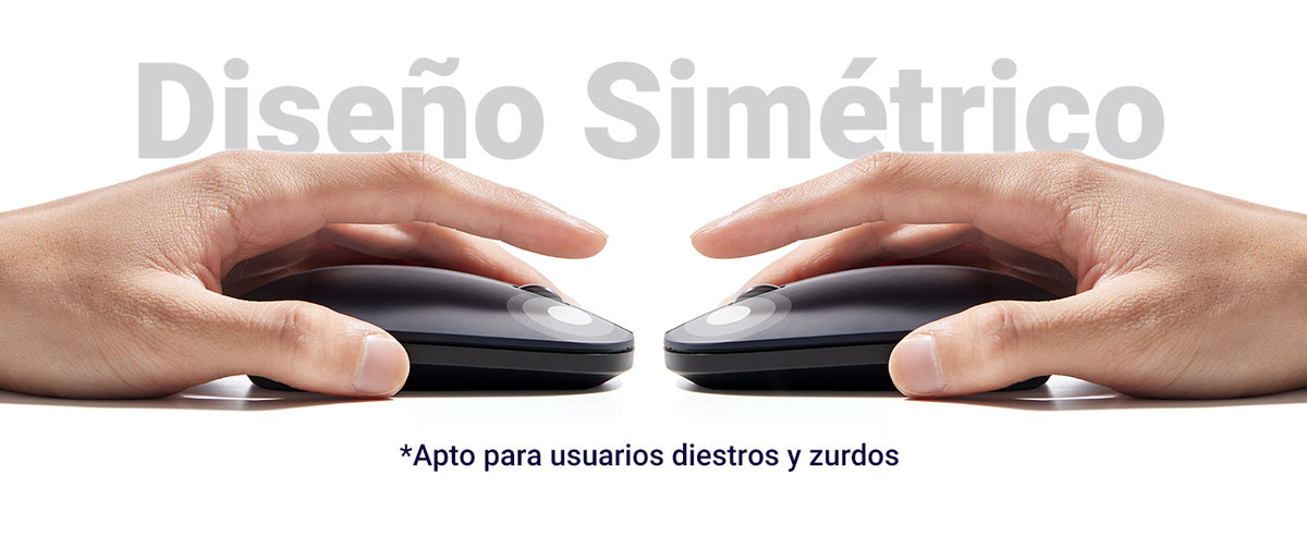 Mouse inalámbrico 2.4 GHz | Ultra Delgado y Silencioso | DPI 1000/1600/2000/4000 (Ajustable) | Alcance 10m | Scroll de Aluminio | Adaptable a