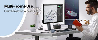 Mouse Óptico USB | Cable USB de 1.5 metros | 3 Botones | 1200DPI | Diseño Ergonómico | Silencioso | Color Negro | Windows / MacOS / Linux / Chrome y