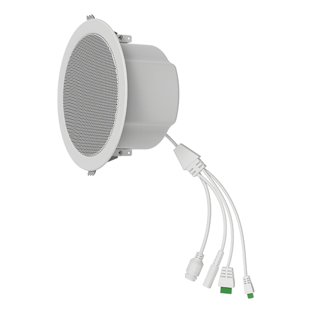 Altavoz de techo para voceo y paging, 2 líneas SIP, potencia de hasta 10W, alimentación vía PoE