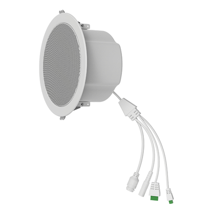 Altavoz de techo para voceo y paging, 2 líneas SIP, potencia de hasta 10W, alimentación vía PoE