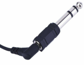 Adaptador de audio 3.5mm hembra a 6.3mm macho (Audio estereo)
