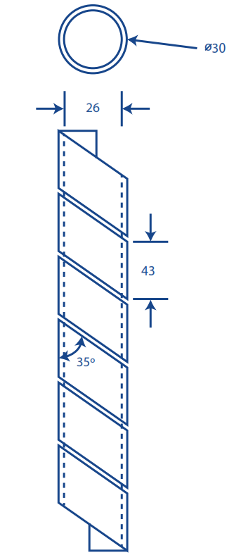Agrupador de cable negro, 30mm x 2mts (4700-06283)