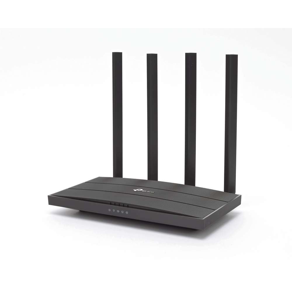 Router inalámbrico WiFi 5 AC 1200 Mbps / Doble Banda MU-MIMO 2x2 / 1 Puerto WAN 10/100/1000 Mbps / 4 Puertos LAN 10/100/1000 Mbps / Compatuble con