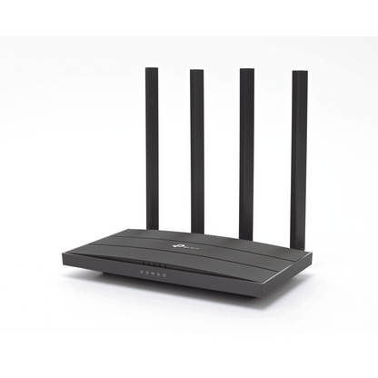 Router inalámbrico WiFi 5 AC 1200 Mbps / Doble Banda MU-MIMO 2x2 / 1 Puerto WAN 10/100/1000 Mbps / 4 Puertos LAN 10/100/1000 Mbps / Compatuble con