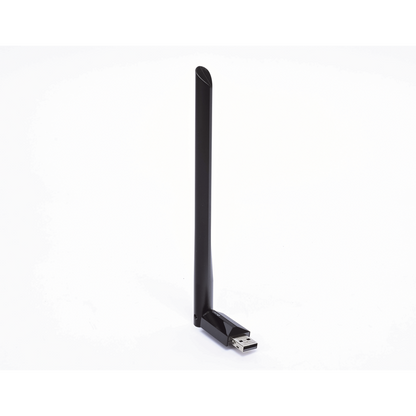 Adaptador USB inalámbrico doble banda AC 600 Mbps, antena de alta ganancia.