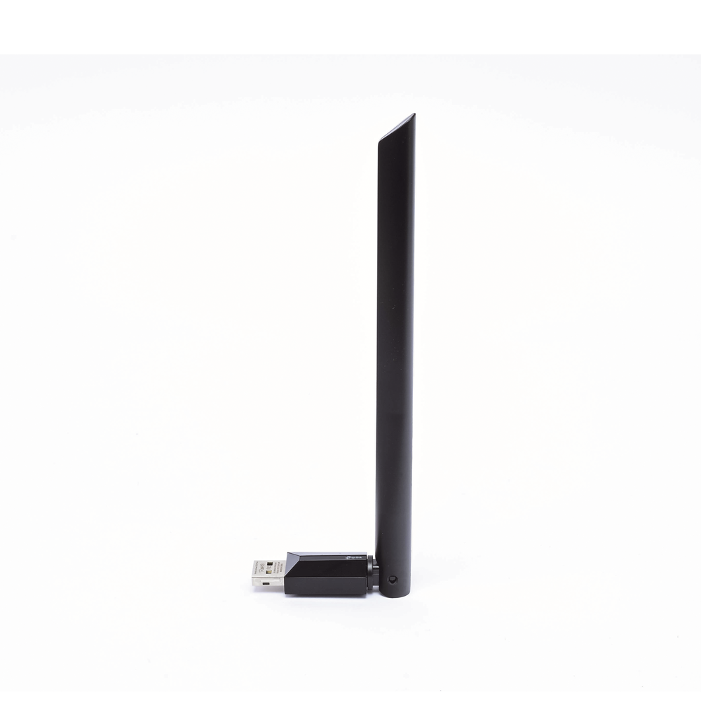 Adaptador USB inalámbrico doble banda AC 600 Mbps, antena de alta ganancia.