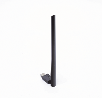 Adaptador USB inalámbrico doble banda AC 600 Mbps, antena de alta ganancia.