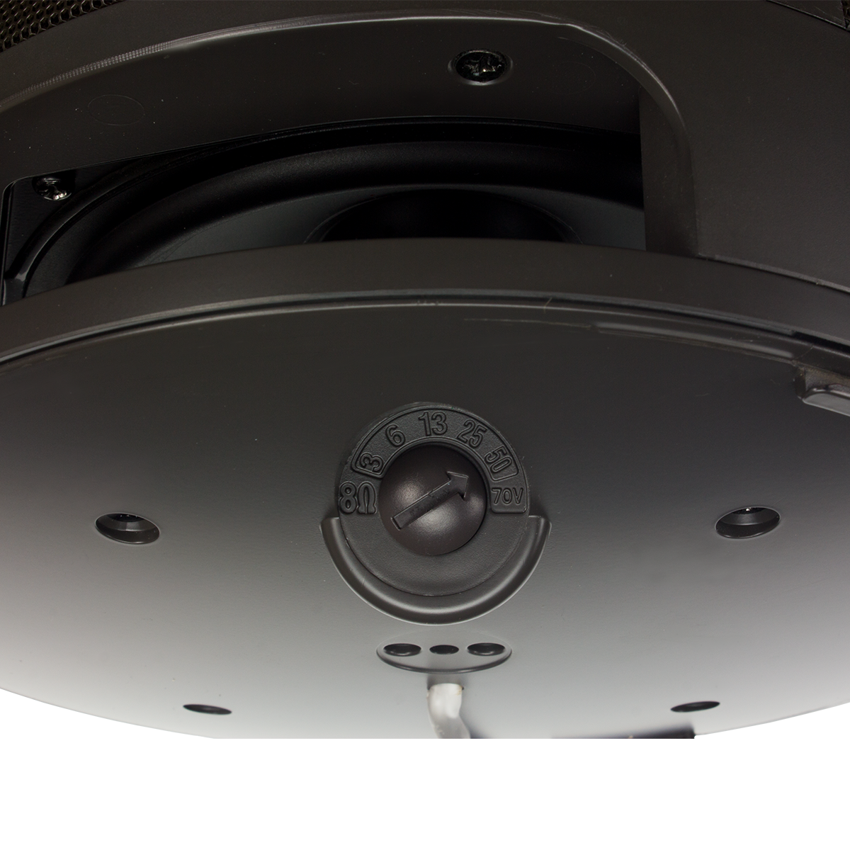 Altavoz para exteriores de 6.5 in | 360 grados | 3 tweeters | 8 ohms | 70V/100V | conmutables