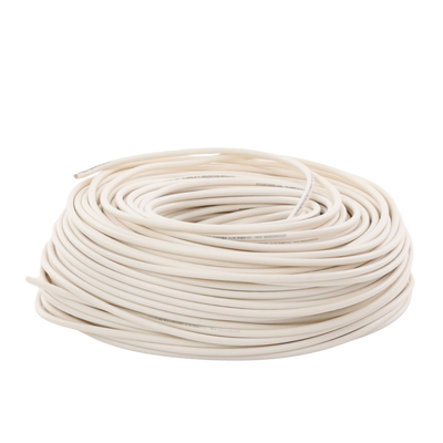 Cable Doble Aislado para Cercas Electrificadas / Calibre 22 / Bobina 100 m (328 ft) / Conductor Multifilar Anti-UV / -10 a 60°C / NMX-J008 / ASTM