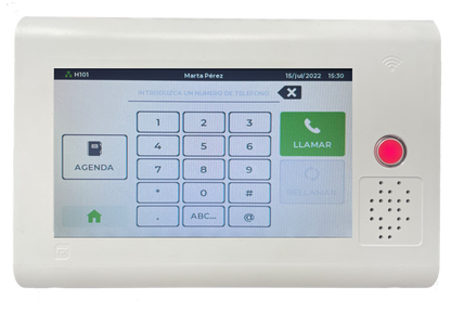 Terminal de Habitación IP NX1042 / Pantalla Táctil 9" / RFID 125 KHz / VoIP SIP / PoE / Audio Bidireccional / Bus RS485 / Compatible NX1071 y NX1075