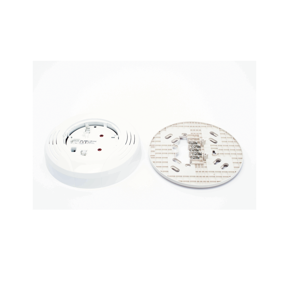Base sonora estándar para detector de humo, tono seleccionable por jumper, compatible con base B501BH, color blanco