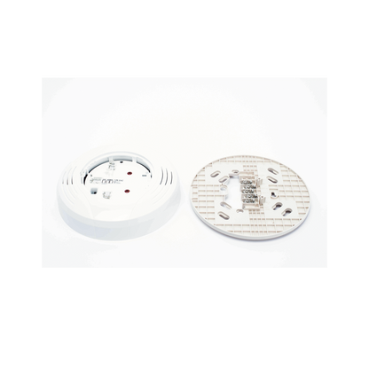 Base sonora estándar para detector de humo, tono seleccionable por jumper, compatible con base B501BH, color blanco