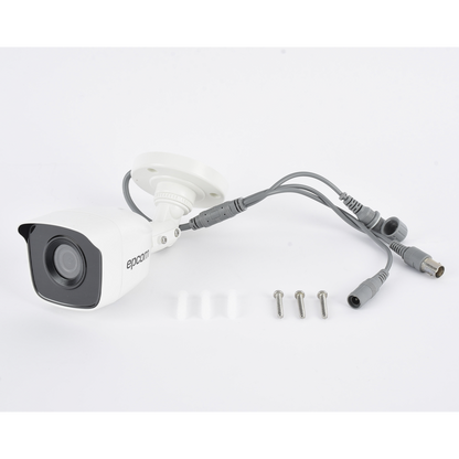 Bala TURBOHD 2 Megapíxeles (1080p) / Gran Angular 103° / Lente 2.8 mm / IR EXIR Inteligente 20 mts / Exterior IP66 / dWDR / TVI-AHD-CVI-CVBS