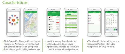 Licencia para realizar checadas de asistencia desde Smartphone (APP) con envío de fotografía y ubicación por GPS / Compatible con BIOTIMEPRO