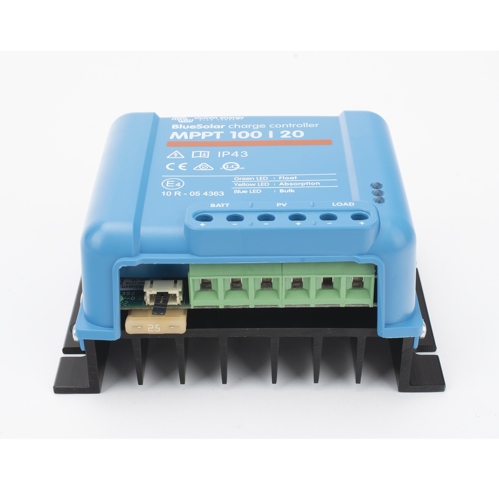 BlueSolar MPPT 100/20. Controlador Solar MPPT 20A, Voltaje Selección Automática: 12/24/48 Vcc.