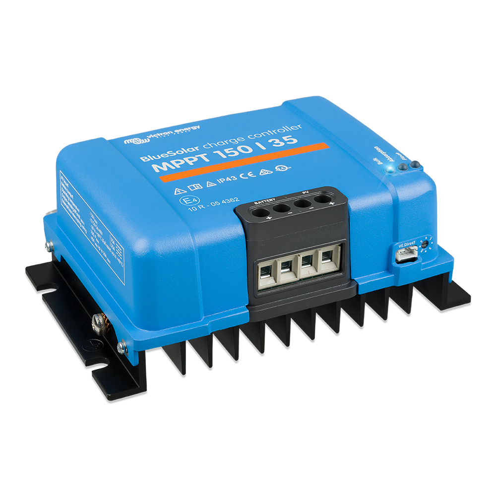 BlueSolar MPPT 150/35. Controlador Solar MPPT 35A, Voltaje Selección Automática: 12/24/36/48 Vcc.