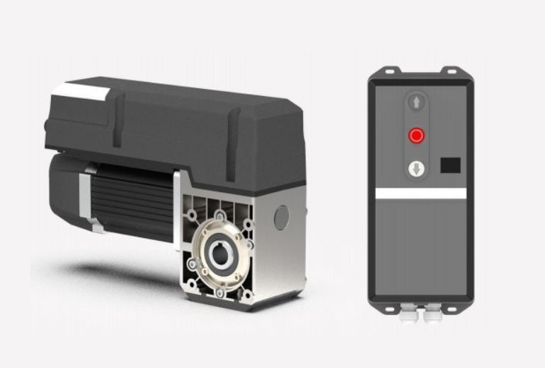 Motor para puertas de garage / Enrollables / Seccionales / 1HP / Silencioso / Estético / Fuerte / Iluminación LED / Torque 50Nm / Montaje lateral .
