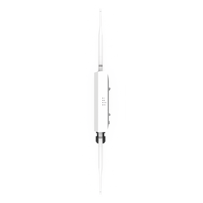 Punto de Acceso Súper WiFi 6 y PTMP para Exterior, Hasta 250 m de Cobertura, Doble Banda Simultanea, 574 Mbps en 2.4 GHz y 1.2 Gbps en 5GHz, 256