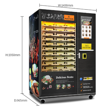 Automatic Food Heating Vending Machine Microwave Fast Food Vending Machine