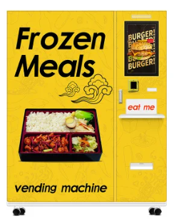 Outdoor Ready Meals Vending Machine Automatic Hot Food Vending Machine Frozen
