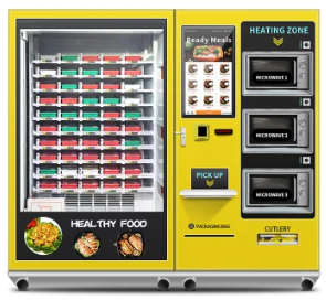 Customized Semi-Automatic Hot Food Heating Vending Machine Supplier