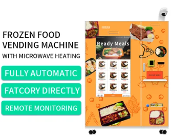 Fully Automatic 49inch Big Touch Screen Frozen Food Vending Machine