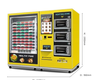 APP Ordering System Intergration Fast Food Vending Machine Automatic