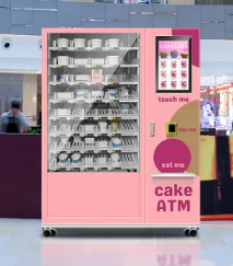 Automatic Mini Cakes Bento Cakes Vending Machine Bts Bento Cake Vending Machine with 8 Shelves