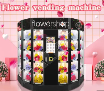 30 Lockers Smart Fridge Vending Machine for Rose Flower and Rose Bouquet