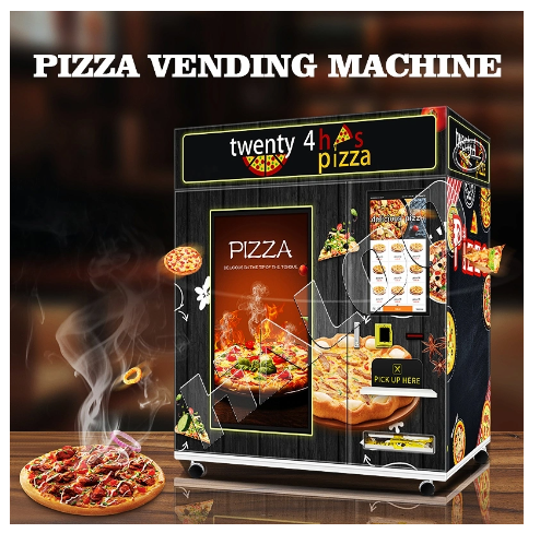 Fully Automatic Hot Food Vending Machine Frozen Pizza Vending Machine