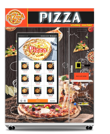 Haloo 24 Hours Outdoor Business Self Service Vending Pizza Baking Machine