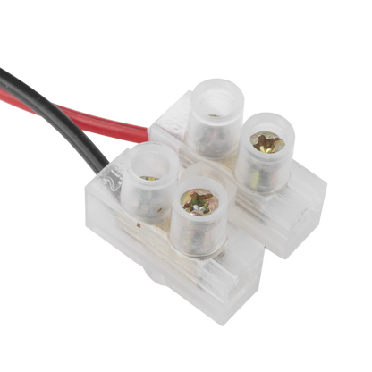 Cable de Alimentación con Conector Macho a Bloque de Terminal Atornillable / Calibre 18 AWG / Longitud 28.5 cm (11.22 Pulgadas) / Ideal para
