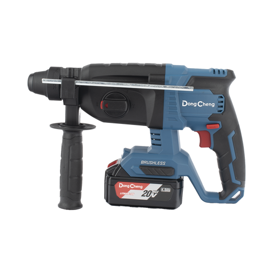 Martillo Perforador Inalámbrico SDS-PLUS 20V / Motor Brushless / 3 Modos Taladro Percusión Demolición / 2.7 J Energía de Impacto / 2 Baterías 4.0Ah