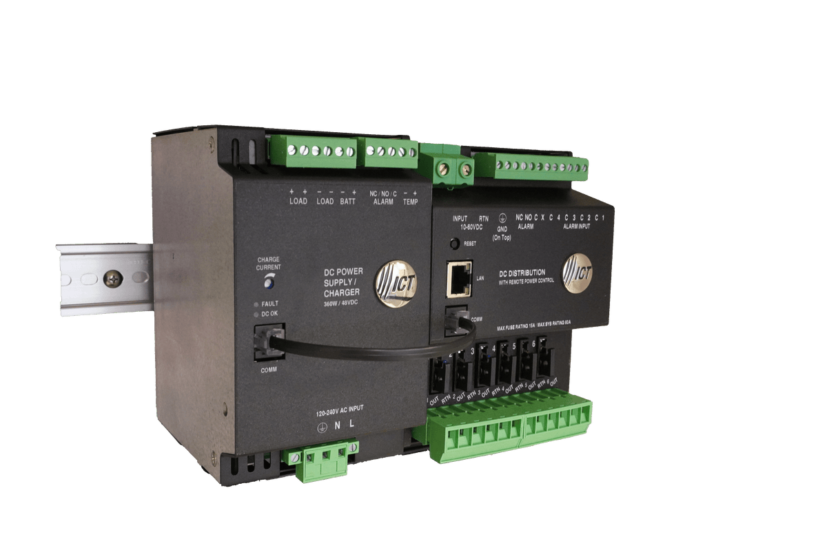 Fuente de Poder Industrial de 480W, salida 48 Vcc, para montaje en riel Din