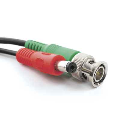 Cable Coaxial (BNC RG59) + Alimentación / SIAMES / 20 Metros (65.62 Pies) / Aleación Cobre + Aluminio CCA / Para Cámaras 4K / Uso Interior y Exterior
