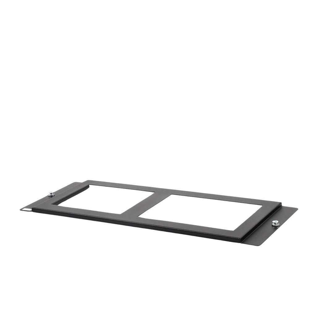 Placa de vestidura para chasis CA-1 con DVC-EM, DVC-KD y micrófono CMIC-1, en gabinetes NOTIFIER serie CAB-4