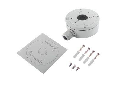 Caja de Conexiones de Exterior con Tapa para Cámaras Tipo Domo, Turret y Bala / IP66