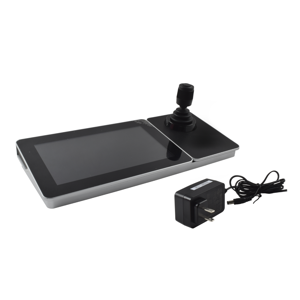 Controlador IP (Joystick) con Pantalla Táctil de 10.1" / S.O. Android ver. 4.4 / Compatible con cámaras IP, Domos IP / PTZ IP / DVRs y NVRs epcom