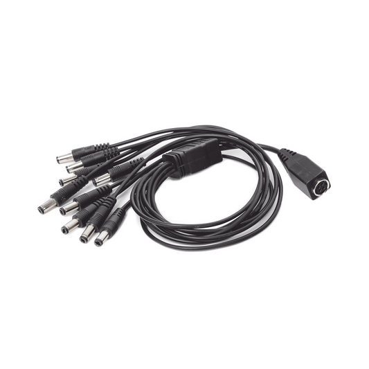 Cable con 9 Vías para Alimentar 8 Cámaras TurboHD y DVR TurboHD Epcom / Hikvision
