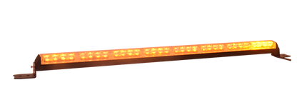 Barra de Luz de Advertencia con 8 Módulos Ámbar, ideal para el direccionamiento de tráfico