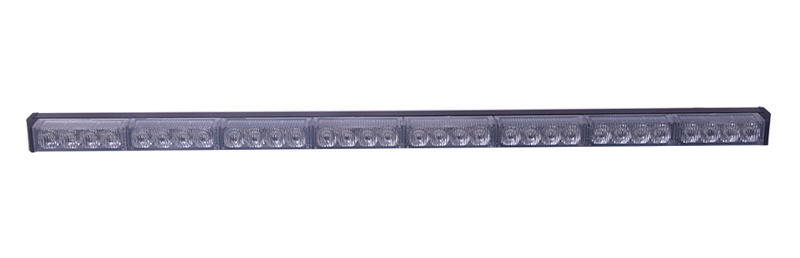 Barra de Luz de Advertencia con 8 Módulos Ámbar, ideal para el direccionamiento de tráfico
