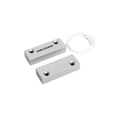 Contacto Magnético Metálico Cableado / Puertas y Ventanas / Gap 3.5 cm / Normalmente Cerrado / Hikvision