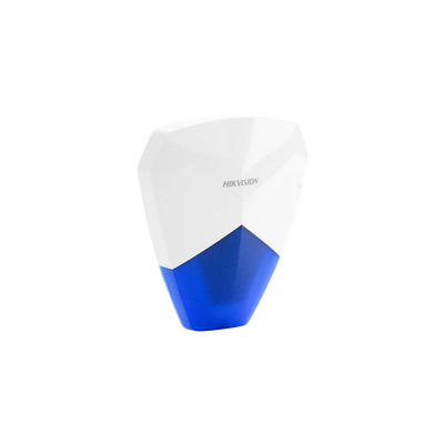 Sirena Estrobo Cableada Hikvision DS-PS1-B / 105 dB / LED Azul / IP54 / Compatible con Cualquier Panel de Alarma