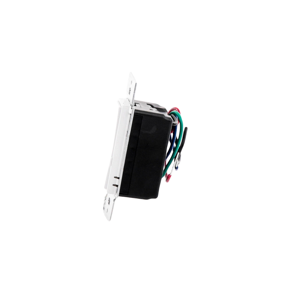 Atenuador de pared inteligente Diva con control deslizante, 120 V sin cable neutro, 150 W LED y CFL o 600 W incandescente y halógeno, sistema Caseta