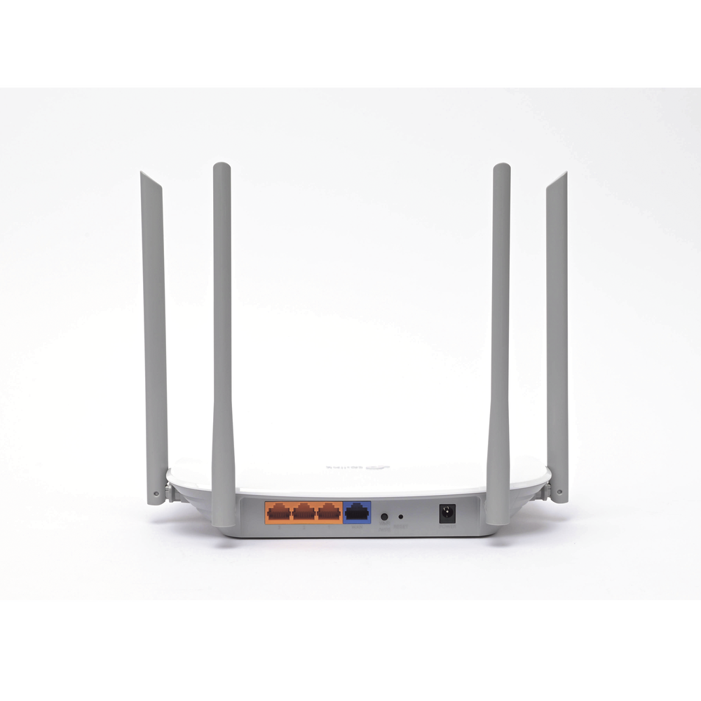 Router Inalámbrico ISP / Doble Banda AC1200 / 4 Antenas Externas / 3 Puertos LAN 10/100/1000 Mbps / 1 Puerto WAN 10/100/1000 Mbps / Compatible con