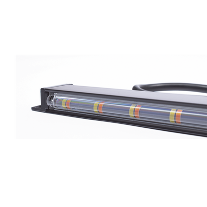 Barra Directora Led de Contorno de 24", 12 Vcc, Dual color, Ámbar/Claro