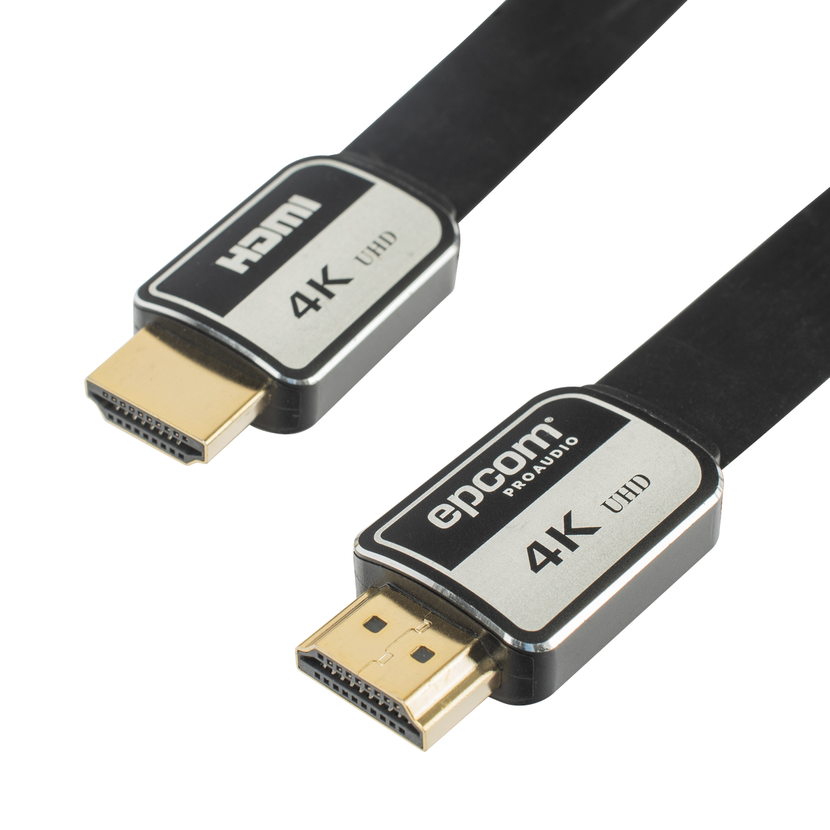 Cable HDMI de 1 Metro (3.28 Pies) | Alta Definición | Versión 2.0 | Alta Velocidad 18Gbps | 4K@60Hz | Conectores Chapados en Oro | Tipo Plano