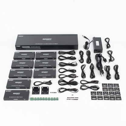 Splitter mas Extensor de Video | 1x8 | ProAV | HDBaseT™ | 120m en 4K@60Hz | 150m en 1080p@60Hz | Cat6/6a/7 | Gestión Avanzada EDID | Control IR y