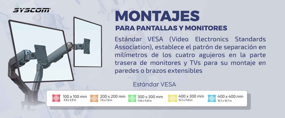 Accesorio - Soporte para Estructura de Piso para Videowall de 75 cm | Longitud total 815.6 mm | Altura 76.2 mm | Profundidad 50 mm | Incluye
