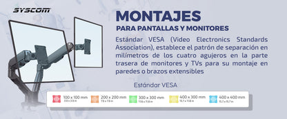 Soporte Estructural Modular para Pantallas | Altura Ajustable de 200 mm a 1600 mm | Ancho 600 mm | Profundidad 134 mm a 300 mm | Diseño Metálico|